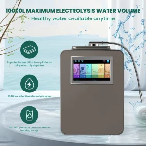 Semos Hydrogen Water Machine Spe Pem Technology Water Electrolyzed Hydrogen Water Generators for Household