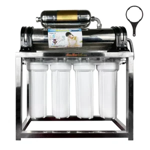 Shell 304 Stainless Steel Manual Ultrafiltration Membrane Water Filter Portable Outdoor Whole House Water Purifier for Household