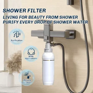 Shower Filter Bathroom Dehydrating Dechlorinating Purifier High Performance Daily Body Water Care Filter Element