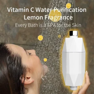 Shower Filter Water Head Filter Removes Chlorine Sediments Alkaline Water Household Activated Carbon Replacement Cartridge