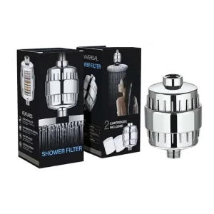 Shower Filter for Hard Water High Output Shower Water Filter to Remove Chlorine and Fluoride 25 Stage Showerhead Filter