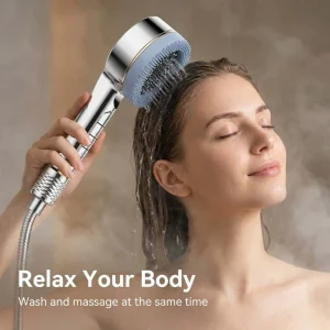 Shower Head Factory Customized Packaging High Pressure Drop Resistant Detachable ABS Hand Rain Shower Head