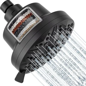 Shower Head Vitamin C Function Shower Filter 8 Stages High Flow Powerful Fixed Spa Water Shower Filter Head