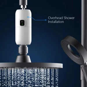 Shower Water Filter Removes Chlorine & Heavy Metals Shower Purifier Soft Skin & Healthy Hair Easy Installation Shower Filter
