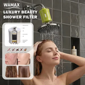 Shower Water Filter, Universal 1/2″ Connection, Chlorine and Sediment Reduction, Premium Shower Filter for Hard Water