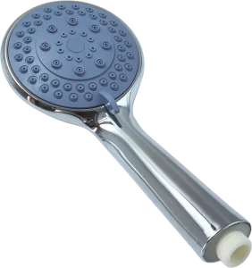 Silver ABS Plastic Modern Design Handheld Shower Set 5 Jets Rainfall Function High Pressure Water Saving Single Stop