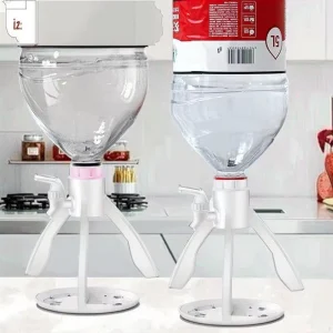Simple 5L Pure Water Dispenser Inverted Bracket Mineral Water Outlet Bracket Triangle Design Drinkware Accessory