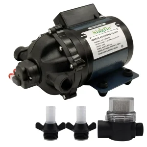 Singflo HY 70601T 7GPM 12V Diaphragm Pump 60PSI for Chemical Water and Soft Washing