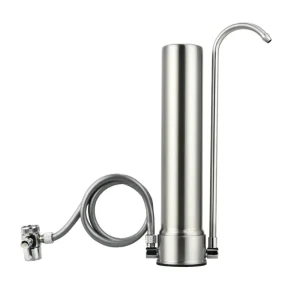 Single Stage Stainless Steel Water Filter Housing Counter Top Water Filter