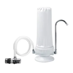 Single Stage Water Filter Countertop With Metal Adapter and Soft Housing