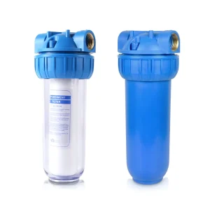 Single Stage Whole House Water Filtration System Sediment Pre Filter Transparent Water Filter Remove Sand dirt rust Particles