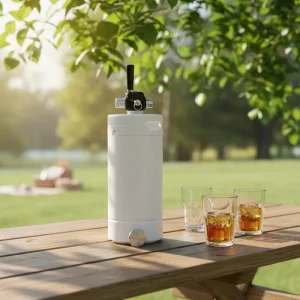 Single Wall Cocktail Keg Growler Dispenser 3.8L Craft Cocktail Dispenser From Tap for Home Bar
