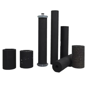 Sintered Activated Carbon Fiber Block Filter Cartridge for Drinking Water
