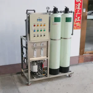 Skid Mounted RO Purifier System 250 PHL FRP 4040 Membrane Anti-Limescale Water Treatment Machine