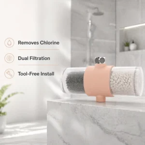Skin Care Bathtub Shower Filter Plastic Activated Carbon Dual Filtration Easy Installation Dropshipping Bulk Discount Customized