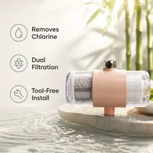 Skin Hair Friendly Bathtub Shower Filter Dual Cartridge ACF Purifier Dropshipping Bulk Discount Customized Logo