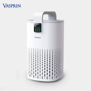 Sleek Shell Air Filter with Quiet Motor H13 Carbon HEPA for Office and Bedroom Use