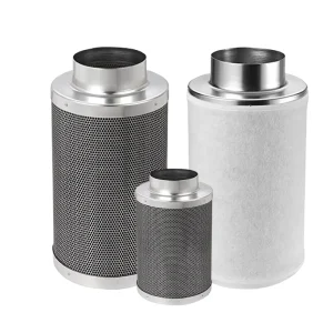 Small Active Carbon Filter Kit for Hydroponics Grow Room System Air & Carbon Cartage Filter for Greenhouse