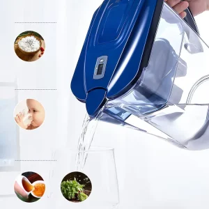 Small Alkaline Ionized Regular Water Pitcher Purifier Filtration Jug With Filter