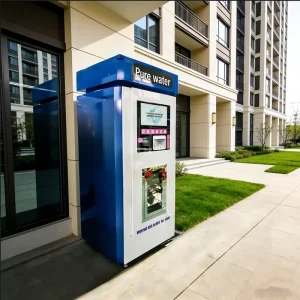 Small Business RO Purifed Water Vending Machine Automatic Ice Water Purified Coin Operated Drinking Water Dispenser Vending