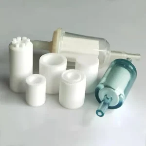 Small Engine Fuel Filters PE Sintered Plastic Filter Elements for Lawn Mowers Marine Outboard Motors Anti Clogging Purpose
