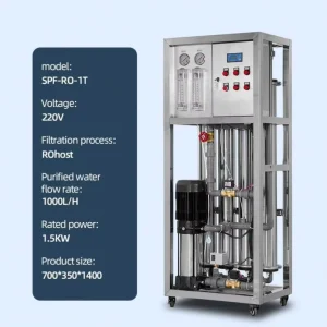 Small Factory Water Treatment Equipment Groundwater Well Water Reverse Osmosis Machinery RO Filter Mineral Water Making Machine