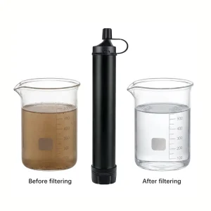 Small Portable Personal Water Filter Straw for Hiking Camping Outdoor Survival and Travel Factory Direct Supplying