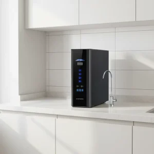 Smart 4-Stage Plastic Electric Reverse Osmosis Sink Water Filter System for Household and Outdoor Use