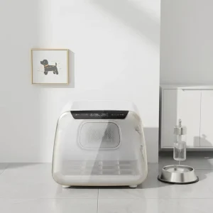 Smart 70L Luxury Eco friendly Bathroom Pet Drying Box IMASS Negative Ion Technology 52dB Low Noise