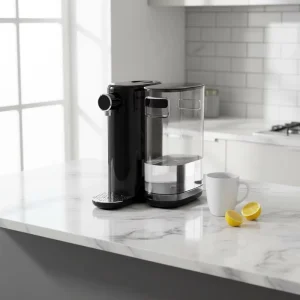 Smart Compact Desktop Activated Carbon Filtration System Portable Easy Install High Efficiency Small Countertop Water Purifier