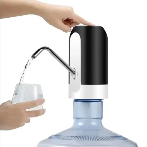 Smart Drink Pump Dispenser USB Charging Water Bottle Pump for 1-5 Gallon Bottles with Auto-Switch Function