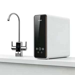 Smart Electric Tankless Under Sink Reverse Osmosis (RO) Water Filter Purifier 5 Stage 400GPD 0.0001 Micron Self Cleaning Hotel