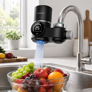 Smart Faucet Water Purifier Digital Display Kitchen Tap Water Filter with Temperature Monitoring and 8-Stage Filtration