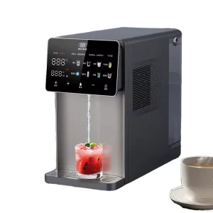 Smart Hot & Cold Water Dispenser with CO2 Sparkling RO Filter Dual Power Source (Gas Electric) for Home & Commercial Use