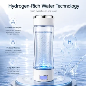 Smart Hydrogen Water Bottle Generator Portable Molecular Hydrogen Water Bottle New Design