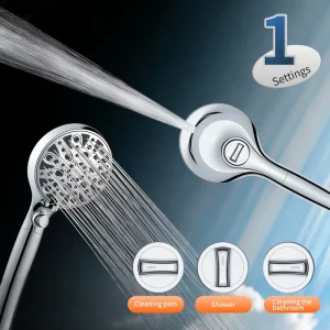 Smart Multi function Handheld High pressure Eco Friendly Filter Save Water ON OFF Shower Head