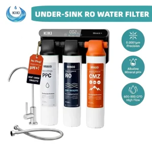 Smart Plastic Sink RO Purifier TDS Faucet High Flow Tankless Water Filtration System Filter Life Tracking No Plug Household RV