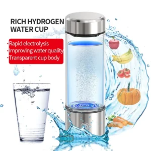 Smart Portable Rechargeable Hydrogen-Rich Water Bottle Generator with Filter H2 Cup