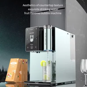 Smart RO Fruit Flavor Sparkling Water Filter Dispenser with Hot and Cold Water for Home and Hotel