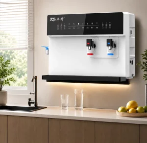 Smart Screen Instant Hot and Cold Water Dispenser 5 Stage Filtration Anti Scaling 100GPD Water Filter Machine for Home