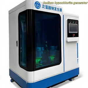 Sodium Hypochlorite Generator 1kg h ISO Standard Industrial Wastewater Treatment Plant PLC Pump for Filtration 1 Year LK Brand