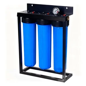 South Africa Big Blue Water Filter Whole House Large Flow Jumbo 20 4.5inch Water Purifier System with Pressure Gage