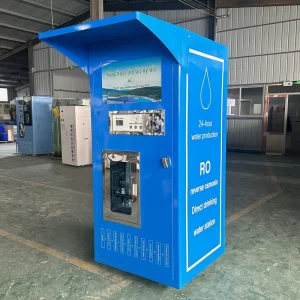 Space Saving Single Outlet Water Vending Machine 800GPD High Capacity Reverse Osmosis Drinking Water Station 1 Year Warranty