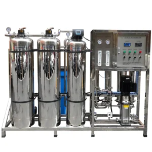 Stainless Steel 1000 L/H Water Softener and Reverse Osmosis Purification Plant for Drinking