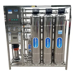 Stainless Steel 1500L/H RO System Industrial Water Treatment Equipment 3 Tanks