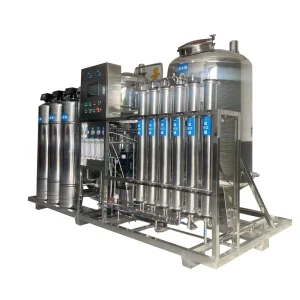 Stainless Steel 2 Stages Reverse Osmosis Water Treatment System Plant Industrial Lab Medical Ultrapure Water Production Machine