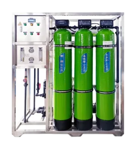 Stainless Steel 2000L/H RO Water Treatment System with Pump and PLC for Commercial Filtration