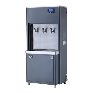 Stainless Steel 3-Faucet Electric Hot and Cold Commercial Freestanding Drinking Water Fountain Dispenser