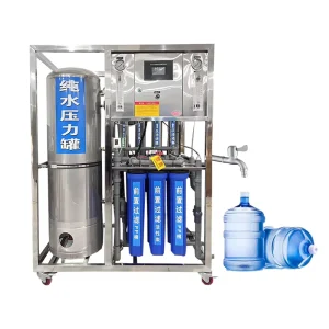 Stainless Steel 304 Commercial and Household Reverse Osmosis Water Purification System with PLC-Controlled Pump 500L/Hour