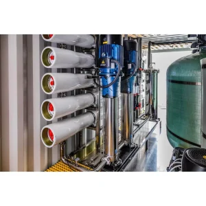 Stainless Steel 40FT Containerized Mobile Water Treatment System 2000L/Hour RO Membrane Filtration Reverse Osmosis Softening